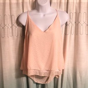 Charlotte Russe Layered Pink Leopard Print Tank M